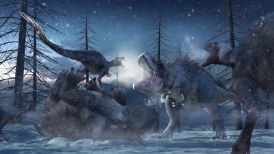 恐龙的行军剧照的剧照