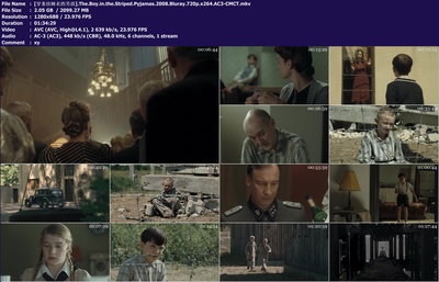 穿条纹睡衣的男孩剧照的剧照