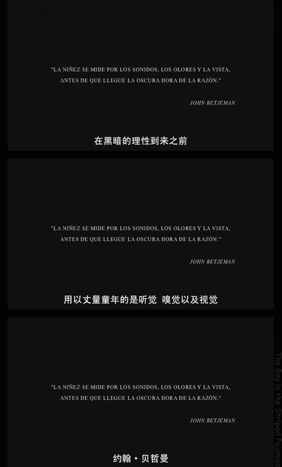 穿条纹睡衣的男孩剧照的剧照