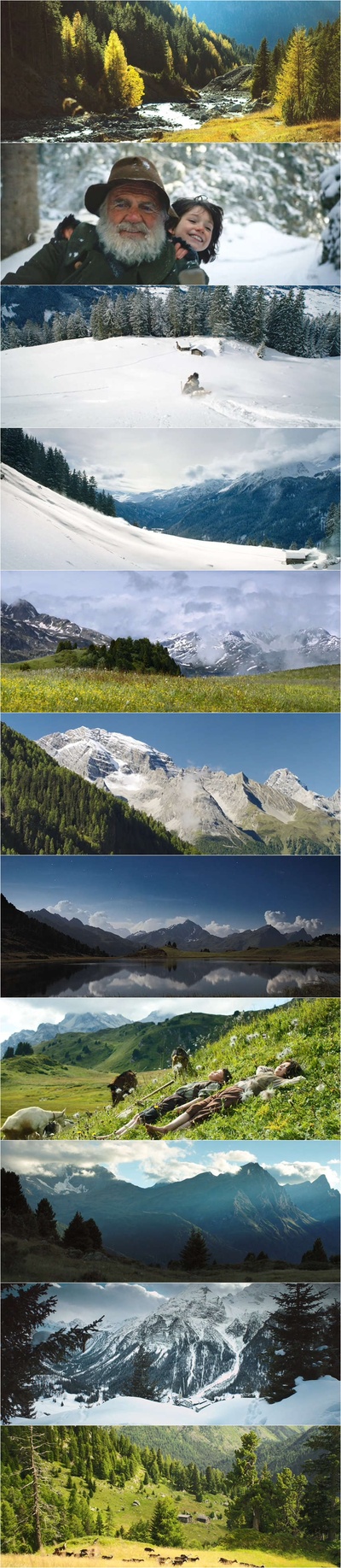 海蒂和爷爷剧照的剧照