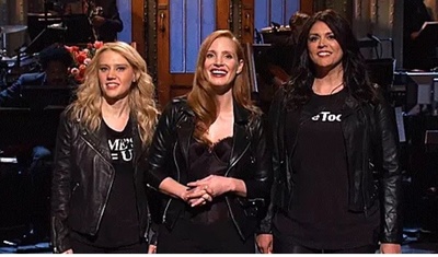 周六夜现场：杰西卡·查斯坦/特洛耶·希文剧照的剧照