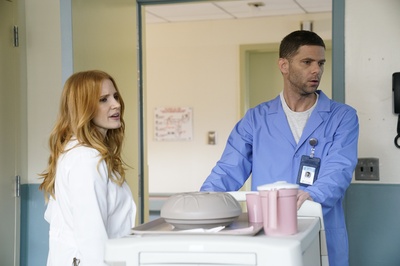 周六夜现场：杰西卡·查斯坦/特洛耶·希文剧照的剧照