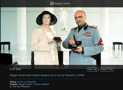 与墨索里尼喝茶剧照的剧照