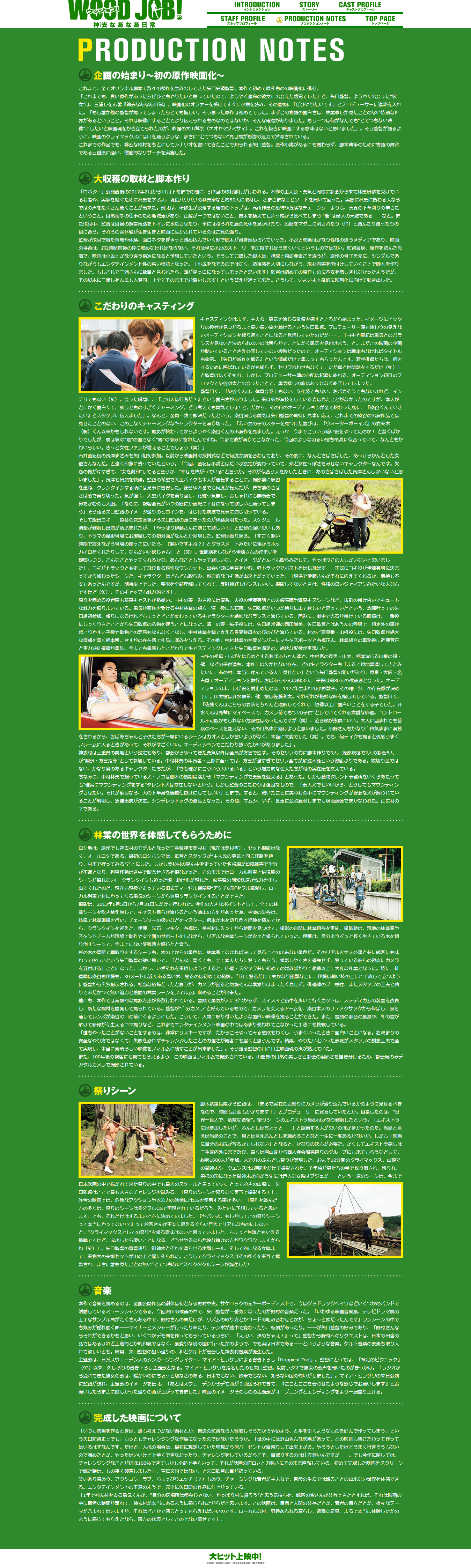 哪啊哪啊神去村剧照的剧照