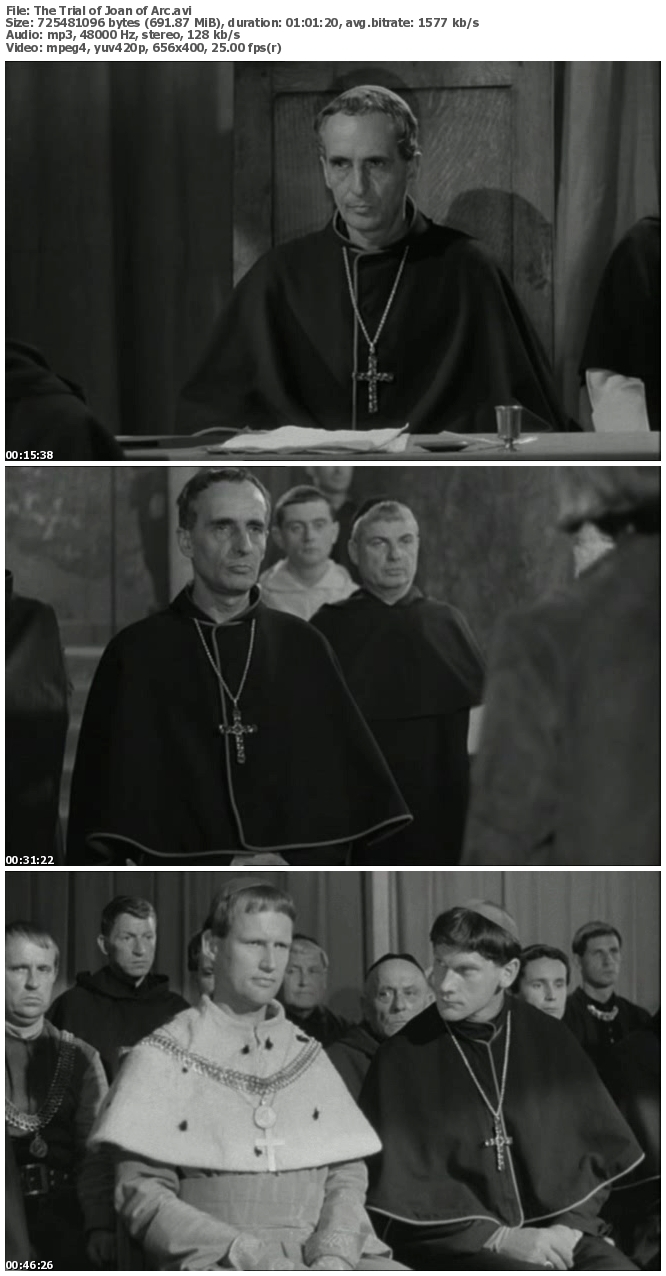 圣女贞德的审判剧照的剧照