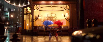 蓝雨伞之恋剧照的剧照