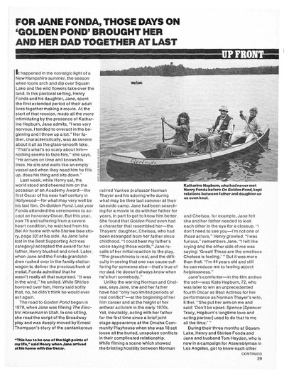 金色池塘剧照的剧照