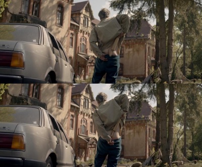 男人与鸡剧照的剧照