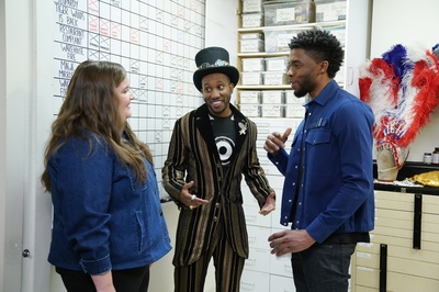 周六夜现场：查德维克·博斯曼/Cardi B剧照的剧照