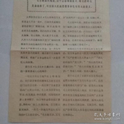毛主席和百万文化革命大军在一起剧照的剧照