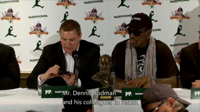 罗德曼的平壤大爆炸剧照的剧照