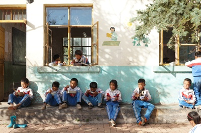 旺扎的雨靴剧照的剧照