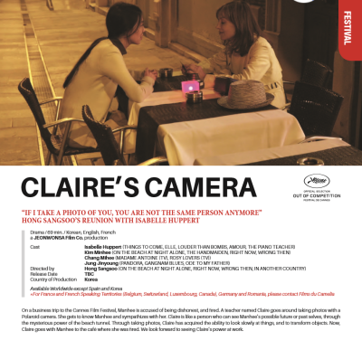 克莱尔的相机剧照的剧照