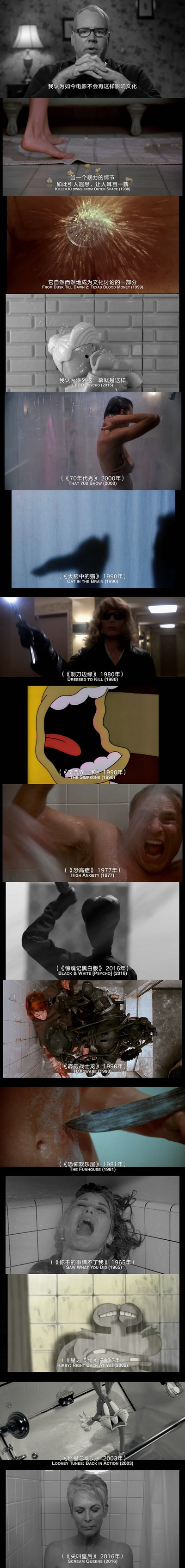 78/52：希区柯克的洗澡戏剧照的剧照