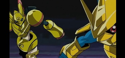 数码宝贝大电影三：前篇・数码兽飓风登陆！！后篇・超绝进化！！黄金的数码装甲剧照的剧照