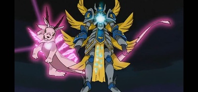 数码宝贝大电影三：前篇・数码兽飓风登陆！！后篇・超绝进化！！黄金的数码装甲剧照的剧照