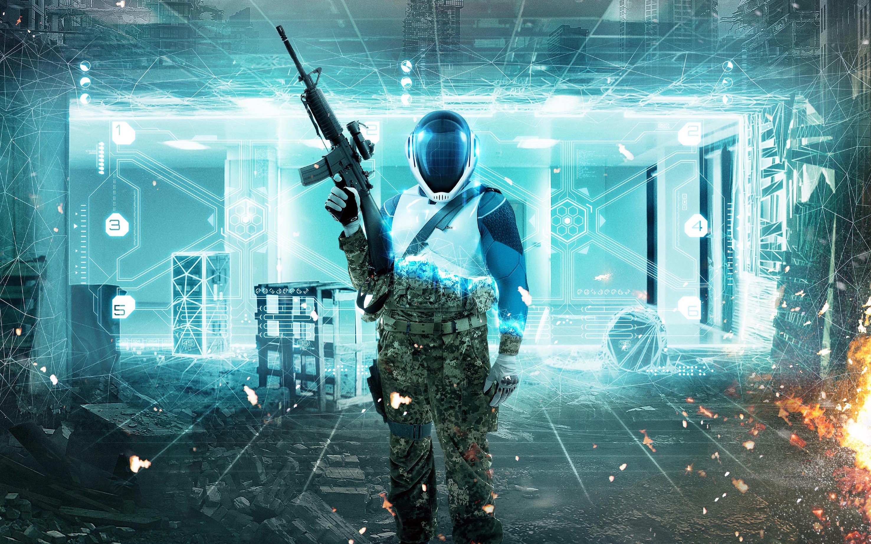 虚拟现实战剧照的剧照