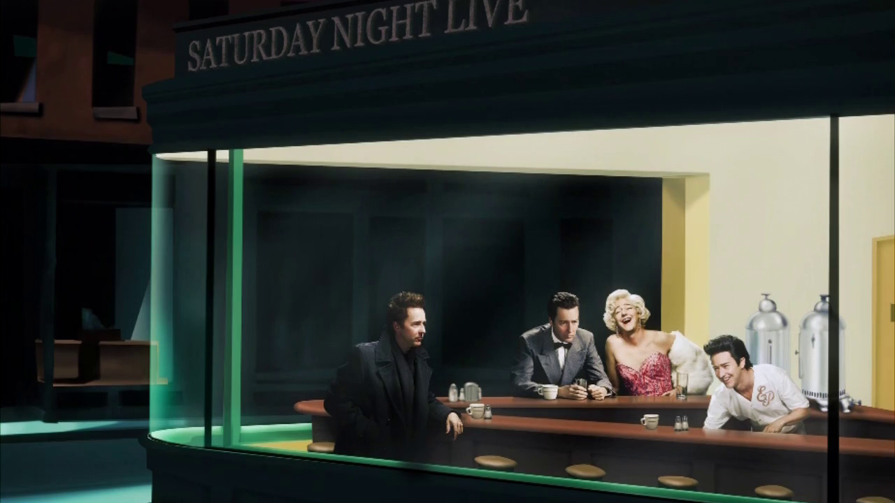 周六夜现场：爱德华·诺顿/加奈儿·梦奈剧照的剧照