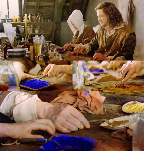 戴珍珠耳环的少女剧照的剧照