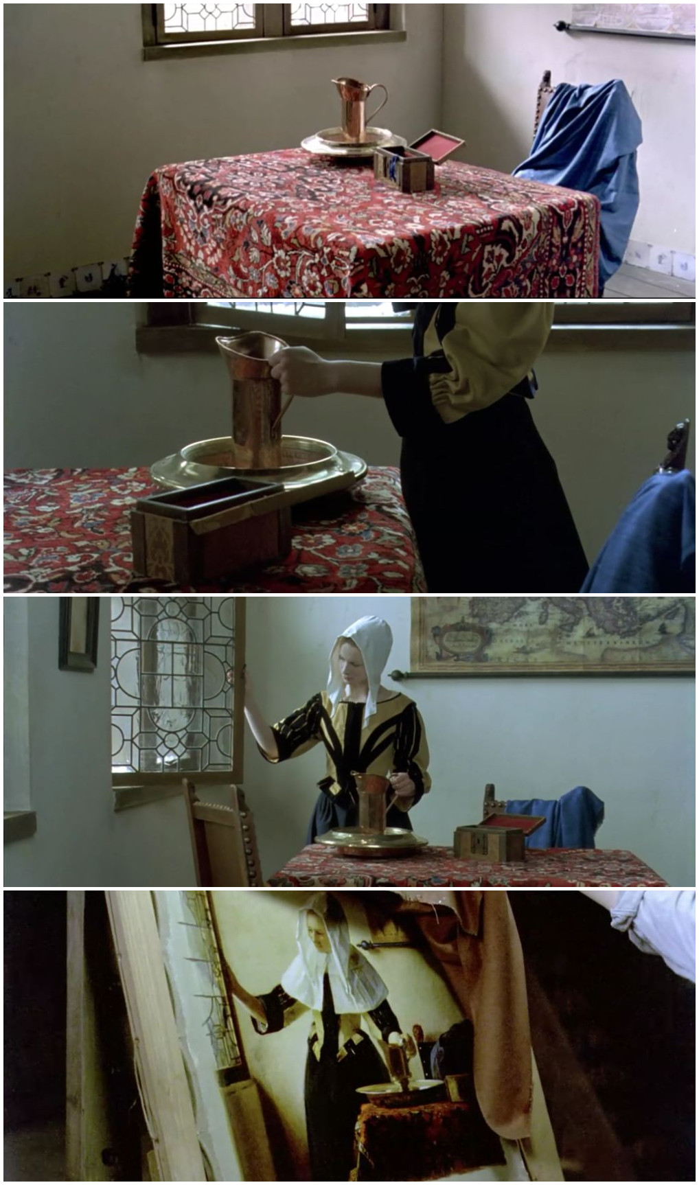 戴珍珠耳环的少女剧照的剧照