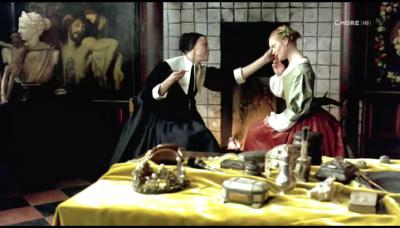 戴珍珠耳环的少女剧照的剧照