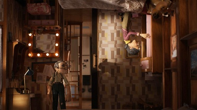 头朝下的生活剧照的剧照