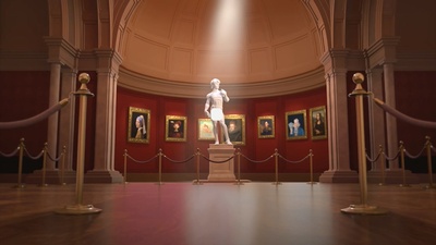 雕塑大卫的出逃剧照的剧照