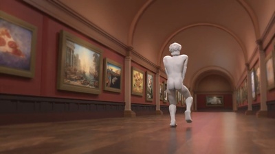 雕塑大卫的出逃剧照的剧照