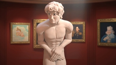 雕塑大卫的出逃剧照的剧照