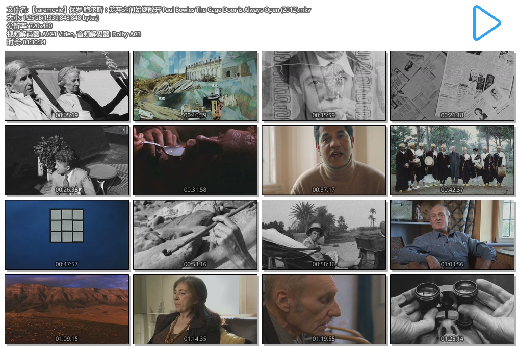 保罗·鲍尔斯：笼牢之门始终敞开剧照的剧照