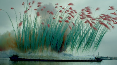 天梯：蔡国强的艺术剧照的剧照