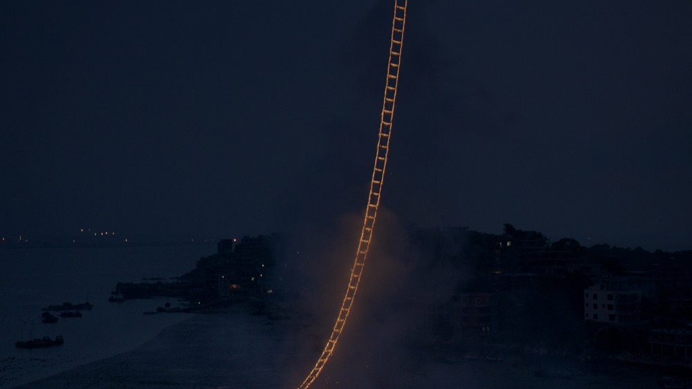 天梯：蔡国强的艺术剧照的剧照