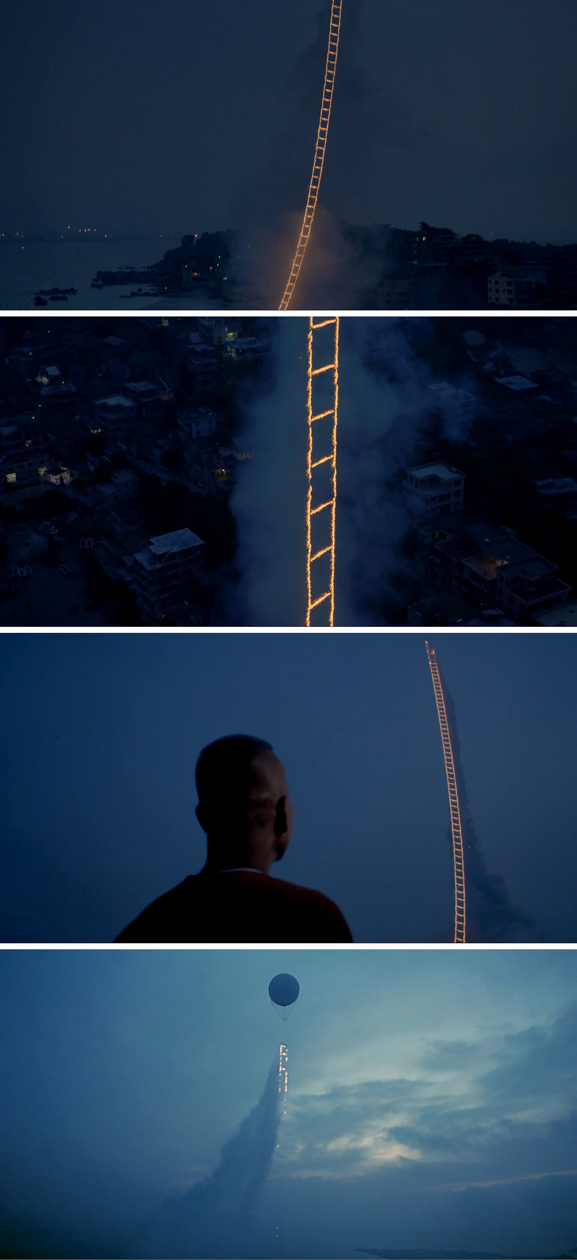 天梯：蔡国强的艺术剧照的剧照