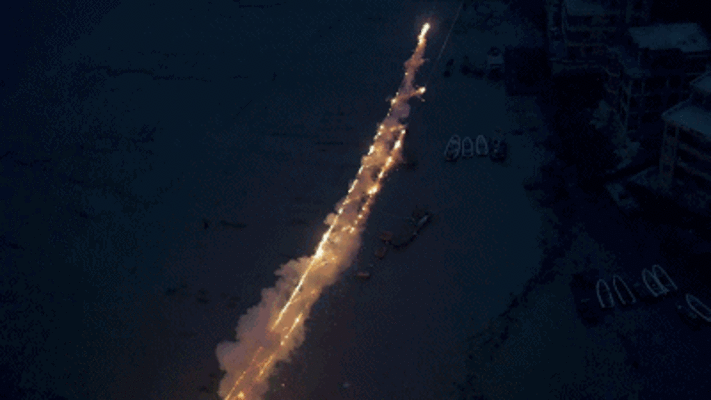 天梯：蔡国强的艺术剧照的剧照