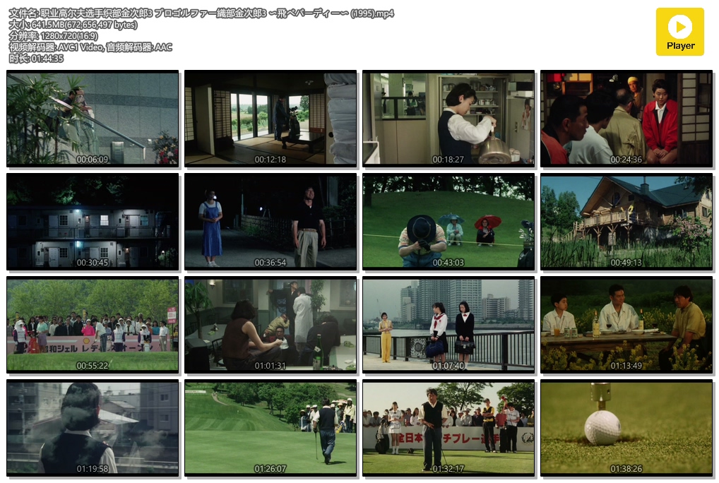 职业高尔夫选手织部金次郎3剧照的剧照