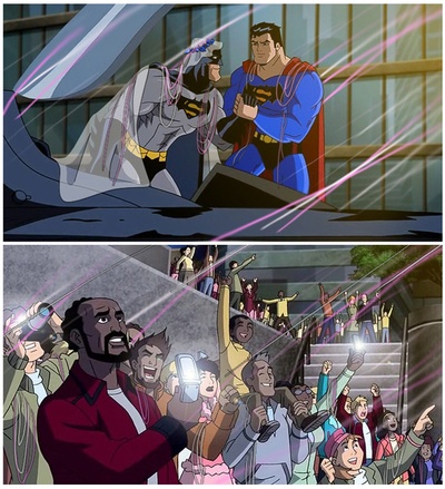 超人与蝙蝠侠：公众之敌剧照的剧照