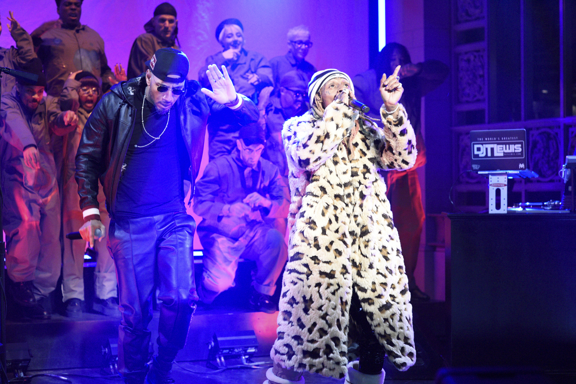 周六夜现场：列维·施瑞博尔/里尔·韦恩剧照的剧照