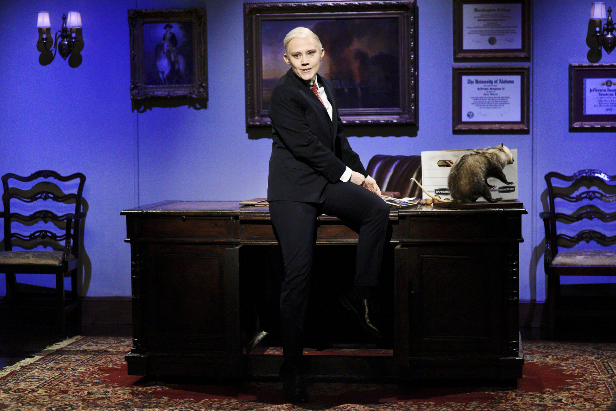 周六夜现场：列维·施瑞博尔/里尔·韦恩剧照的剧照