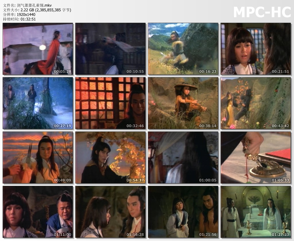 剑气萧萧孔雀翎剧照的剧照