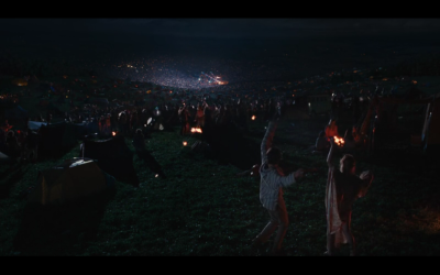 制造伍德斯托克音乐节剧照的剧照