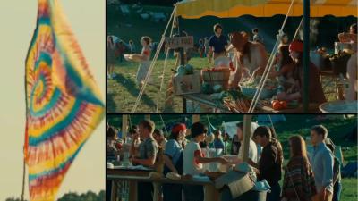 制造伍德斯托克音乐节剧照的剧照