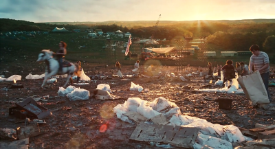 制造伍德斯托克音乐节剧照的剧照