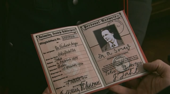 间谍佐尔格剧照的剧照