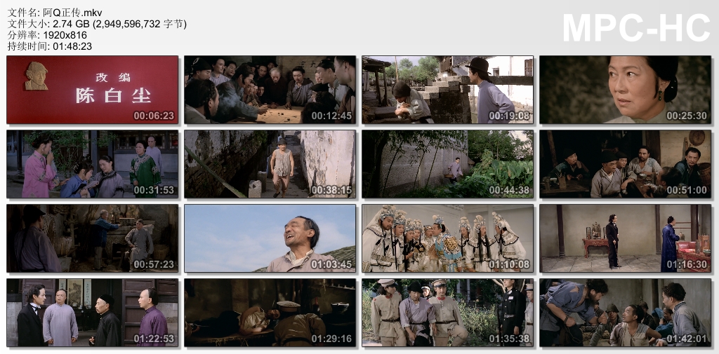 阿Q正传剧照的剧照