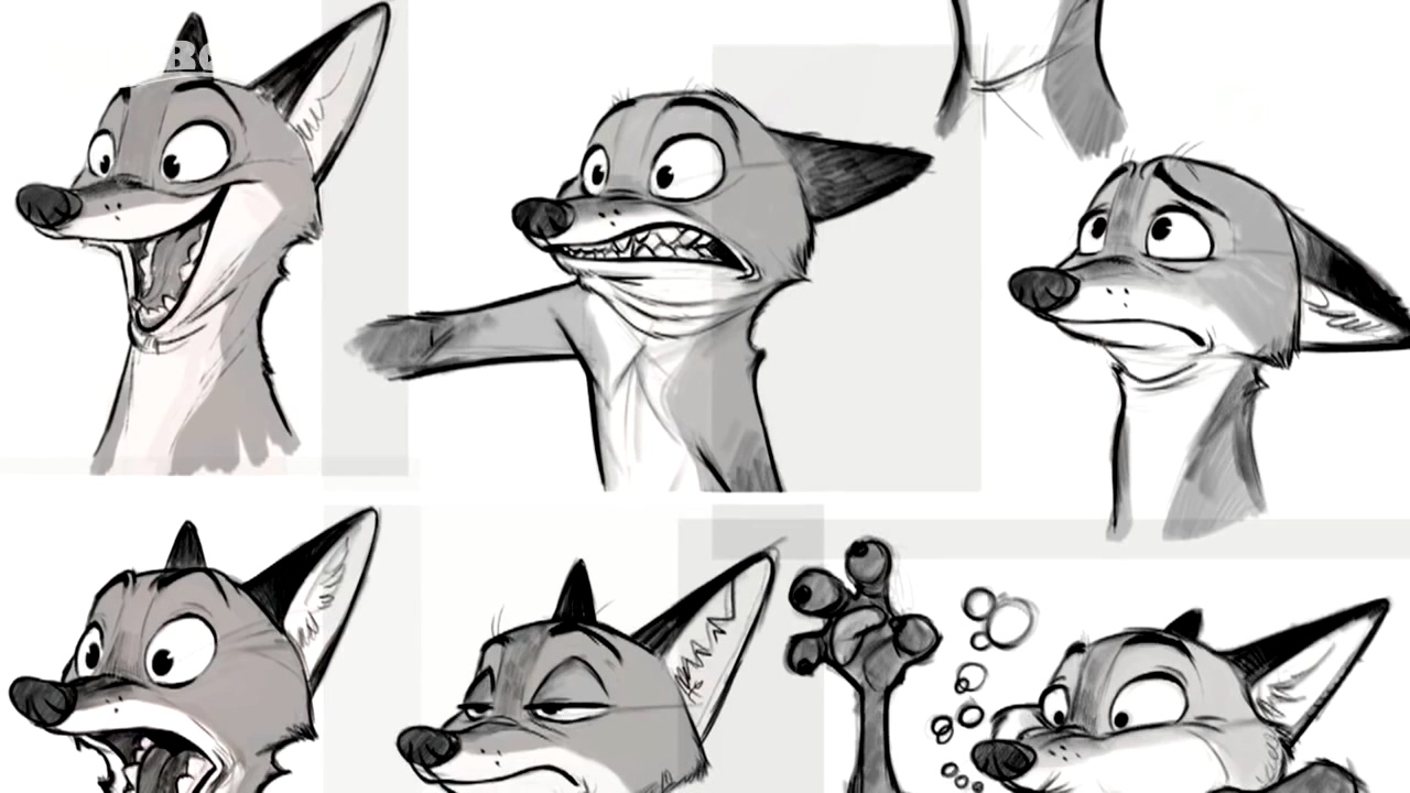 构建《疯狂动物城》剧照的剧照