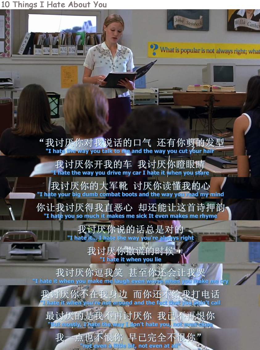 我恨你的十件事剧照的剧照