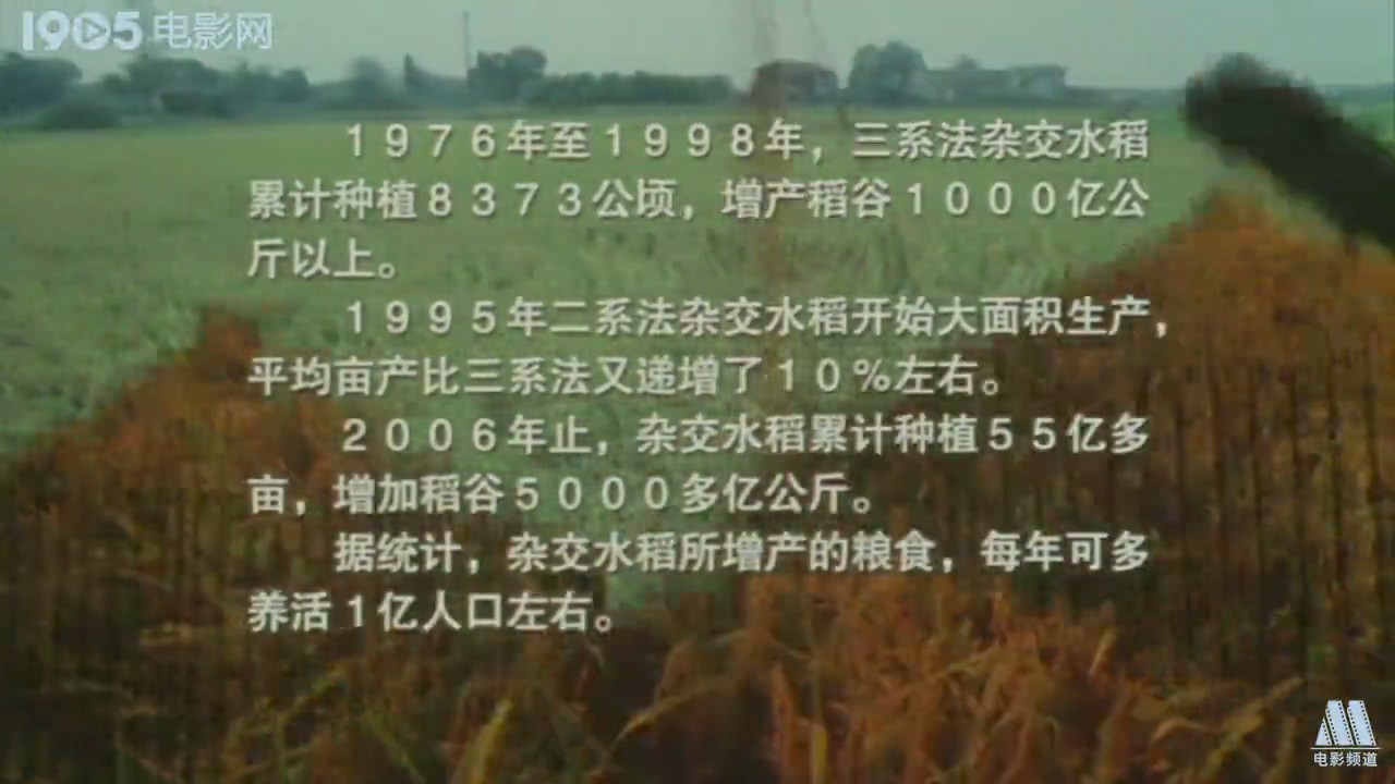 袁隆平剧照的剧照