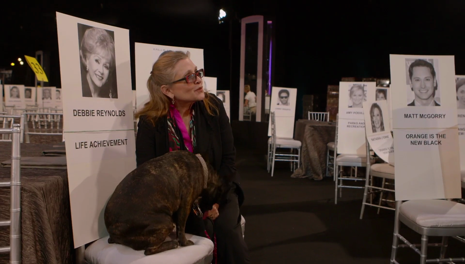 明亮之星：主演凯莉·费雪和戴比·雷诺兹剧照的剧照