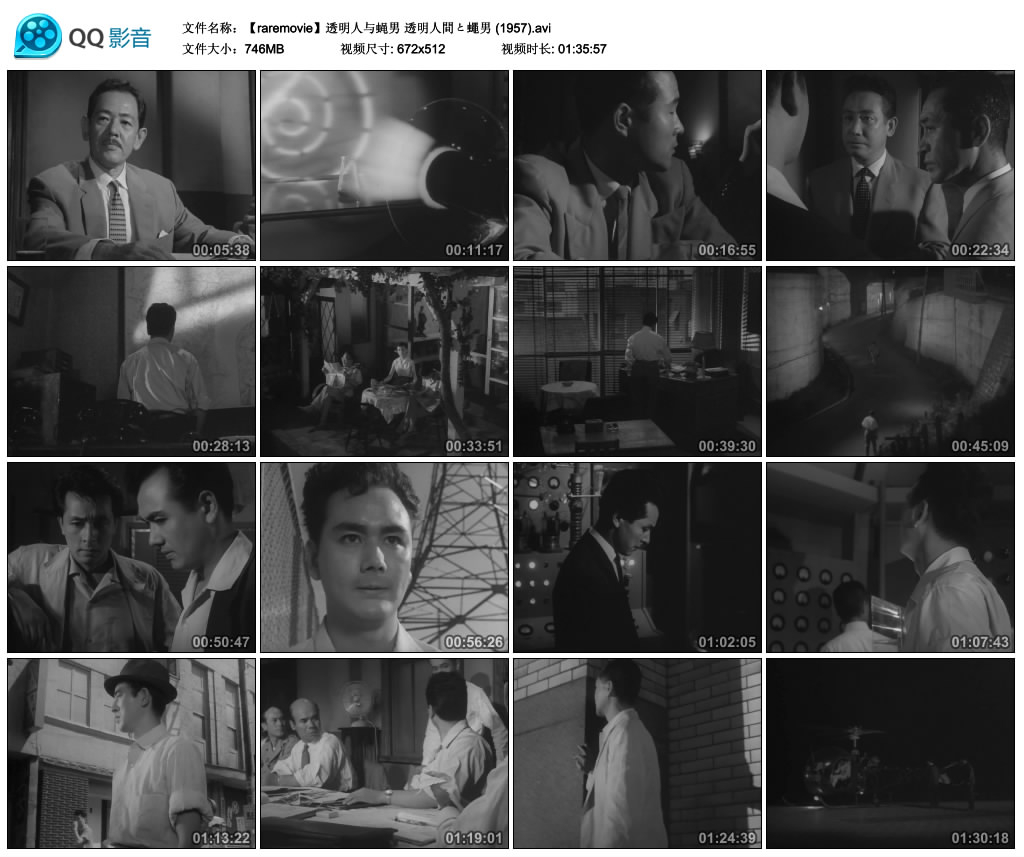 透明人与蝇男剧照的剧照