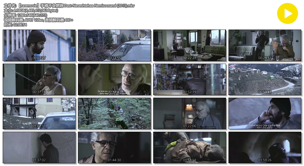 手稿不会燃烧剧照的剧照